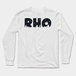 Rho Cityscape Letters Long Sleeve T-Shirt